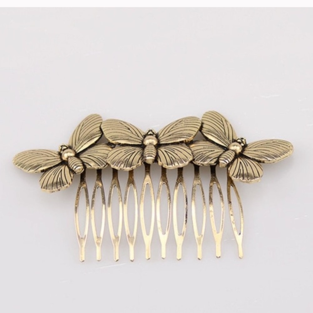 Boho Bee Hair Combs - Picture 3 of 3